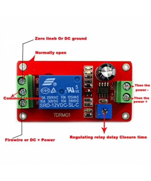 Triggering Delay  off Switch Module Red