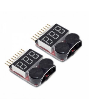 1  8S Tub Combinations Power Monitor Voltage Monitor Red 2pcs