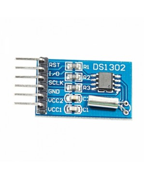 DS1302 Real Time Clock Module with Battery CR1220 Blue